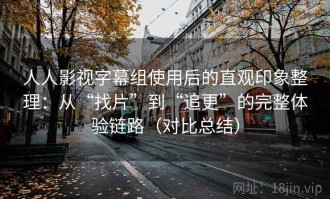 人人影视字幕组使用后的直观印象整理：从“找片”到“追更”的完整体验链路（对比总结）