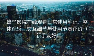 蜂鸟影院在线观看日常使用笔记：整体观感、交互细节与使用节奏评价（新手友好）