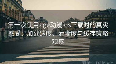 第一次使用age动漫ios下载时的真实感受：加载速度、清晰度与缓存策略观察