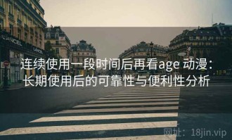 连续使用一段时间后再看age 动漫：长期使用后的可靠性与便利性分析