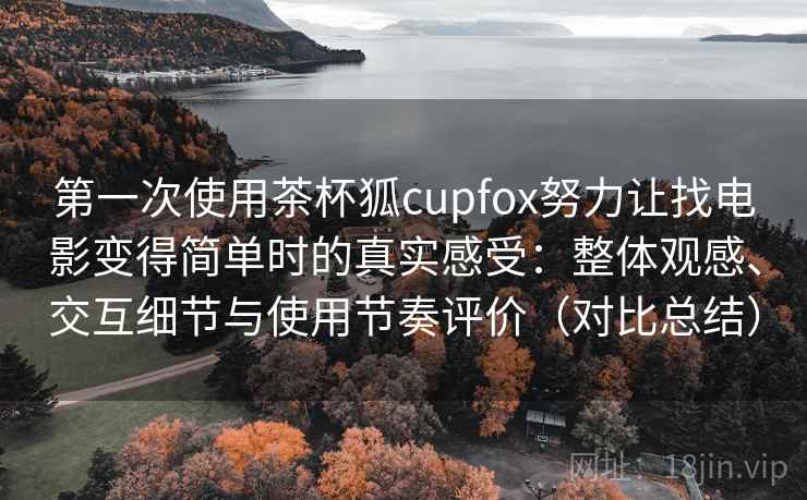 第一次使用茶杯狐cupfox努力让找电影变得简单时的真实感受：整体观感、交互细节与使用节奏评价（对比总结）