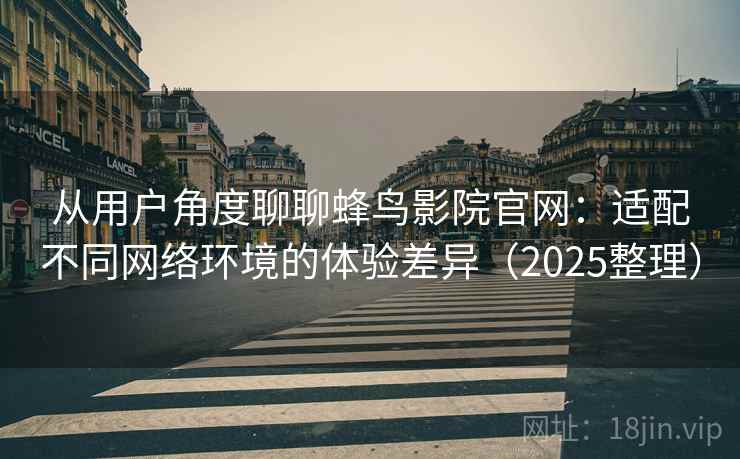 从用户角度聊聊蜂鸟影院官网：适配不同网络环境的体验差异（2025整理）